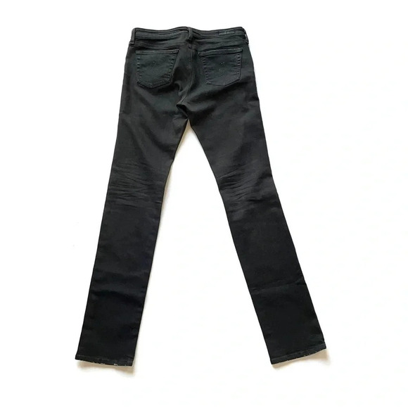 AG Adriano Goldschmeid Premiere Skinny Straight Leg Jean Grey Size 29R - Picture 11 of 12